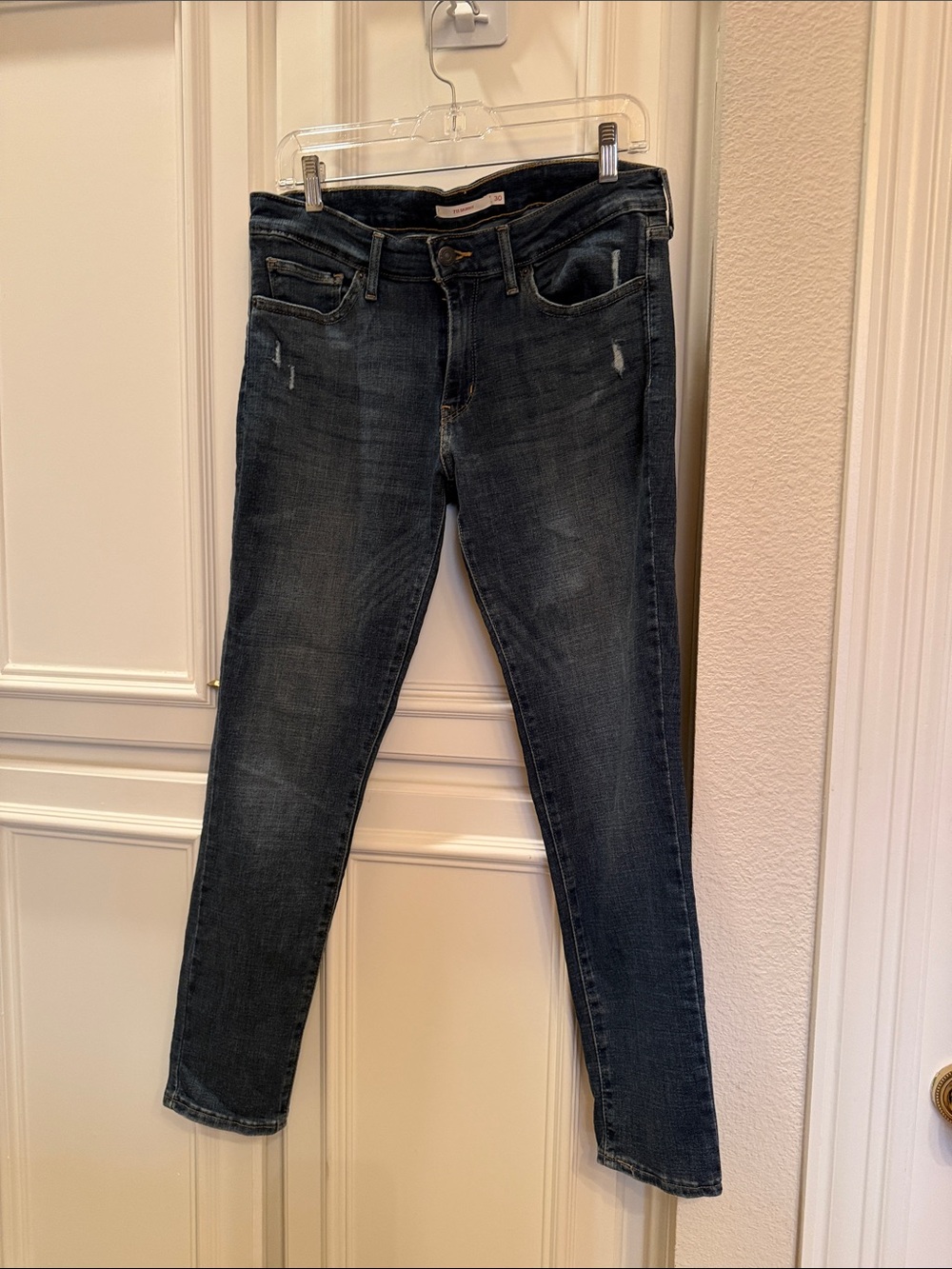 Levi's Women's Skinny Jeans in Dark Blue Indigo